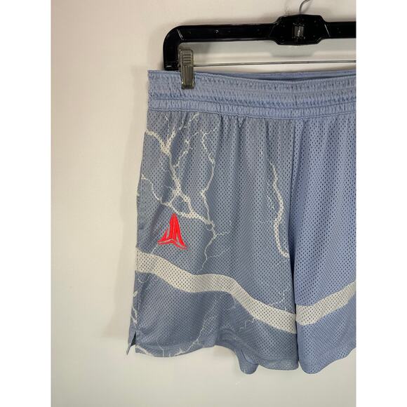 Nike Ja Icon Dri-Fit Basketball Shorts Blue Lightning Print Size Large - Picture 8 of 13